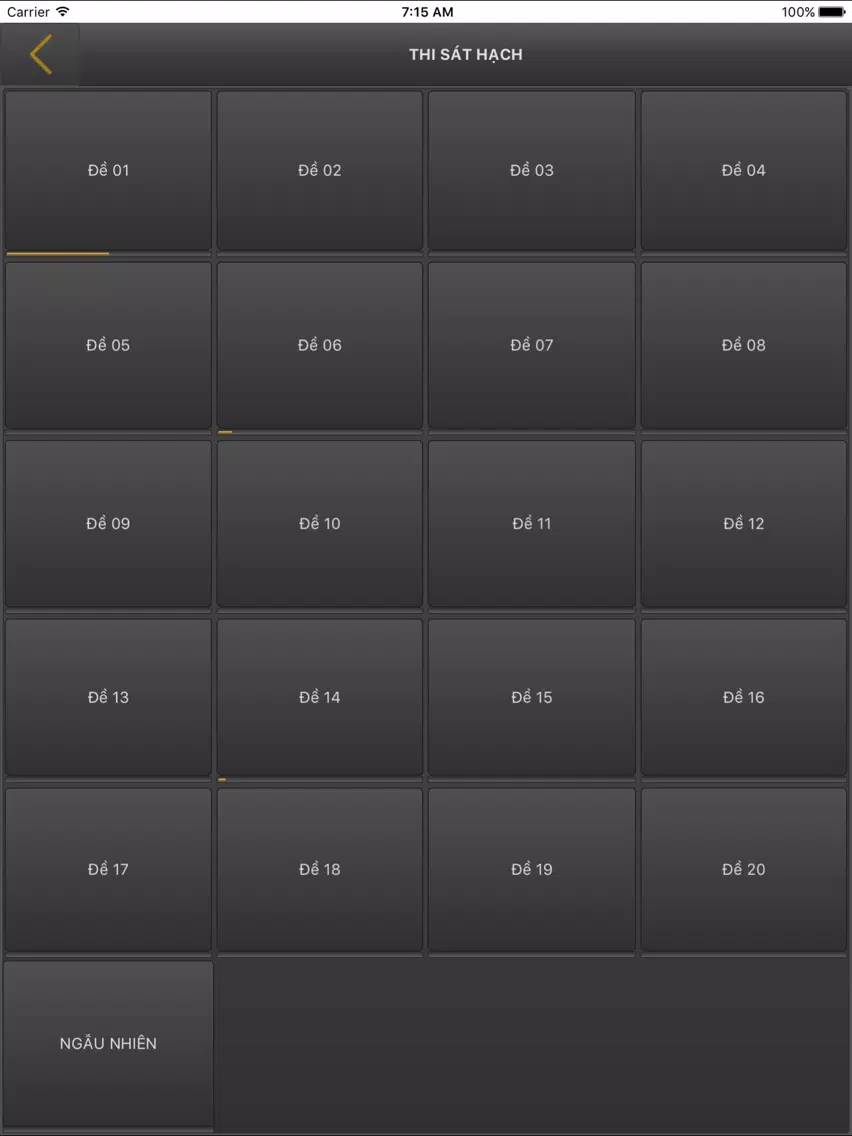 Ôn Thi GPLX 450 iPad スクリーンショット