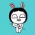 Animated Funny Rabbit Girl Stickers For iMessage