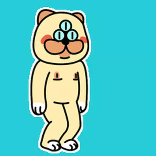 Animated Three Eyes Cat Stickers For iMessage Animated Three Eyes Cat Stickers For iMessage
