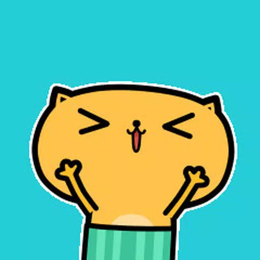 Animated Yellow Cat Stickers For iMessage