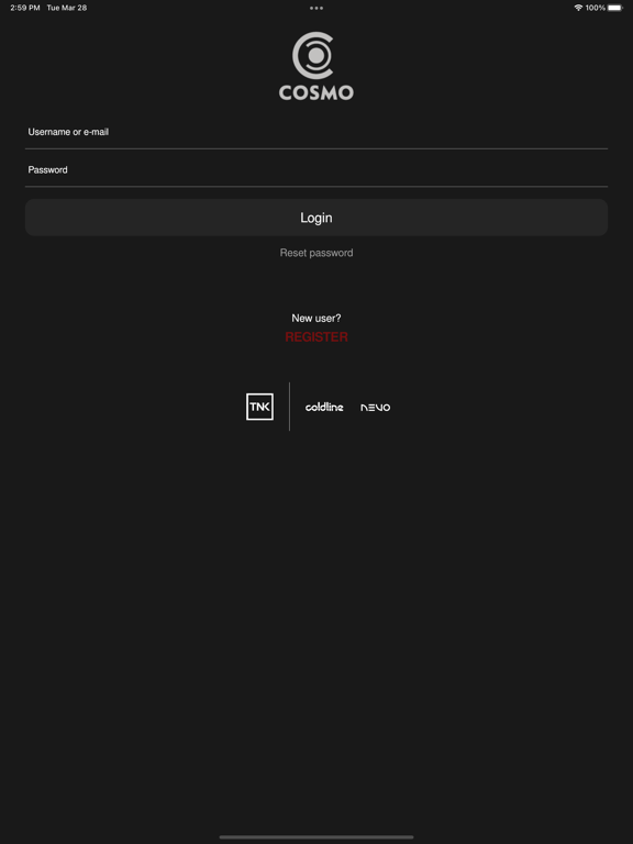 CosmoApp iPad Screenshots