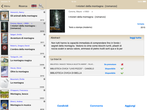 BiblioBI iPad Screenshots