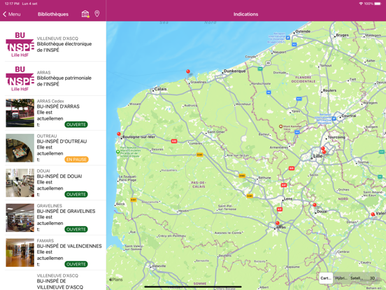 BU INSPÉ Lille HdF iPad Screenshots