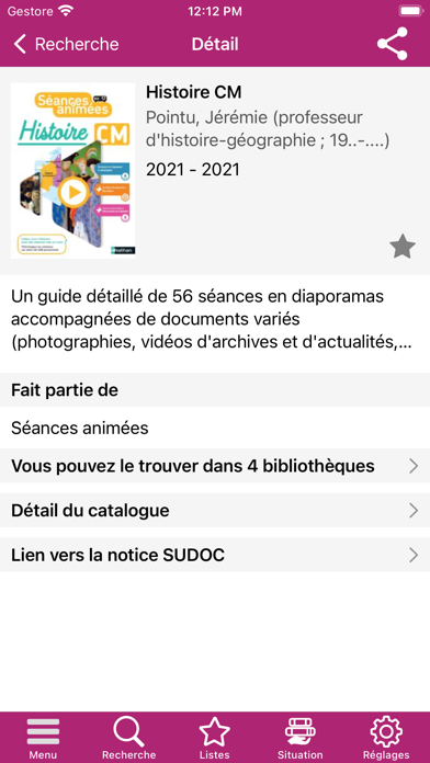 BU INSPÉ Lille HdF Screenshots