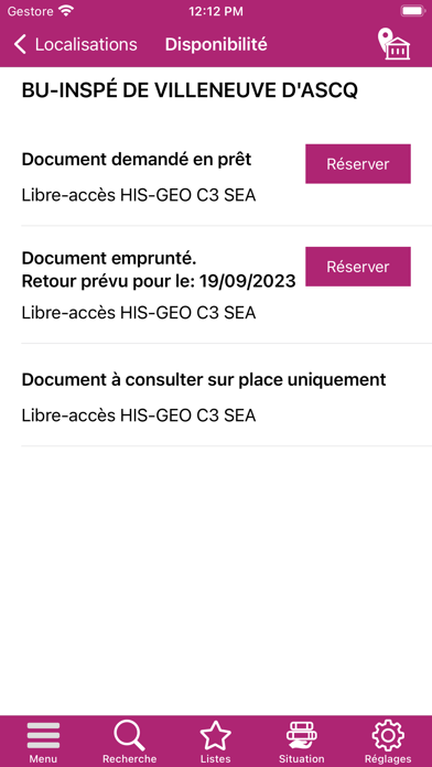 BU INSPÉ Lille HdF Screenshots