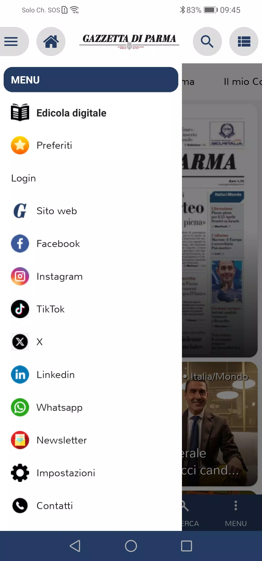 Gazzetta di Parma Screenshots