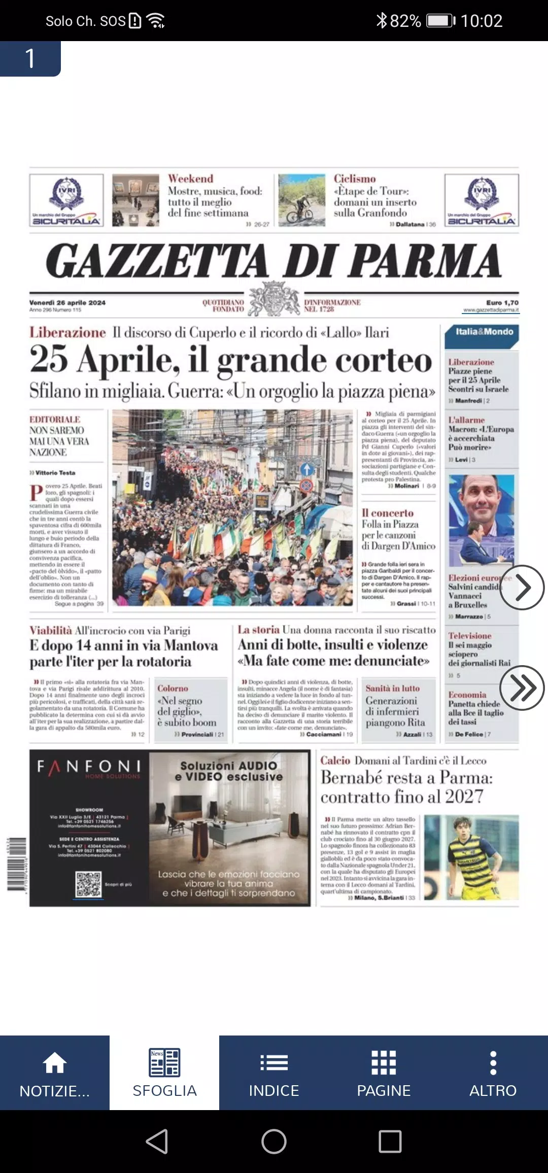 Gazzetta di Parma Screenshots