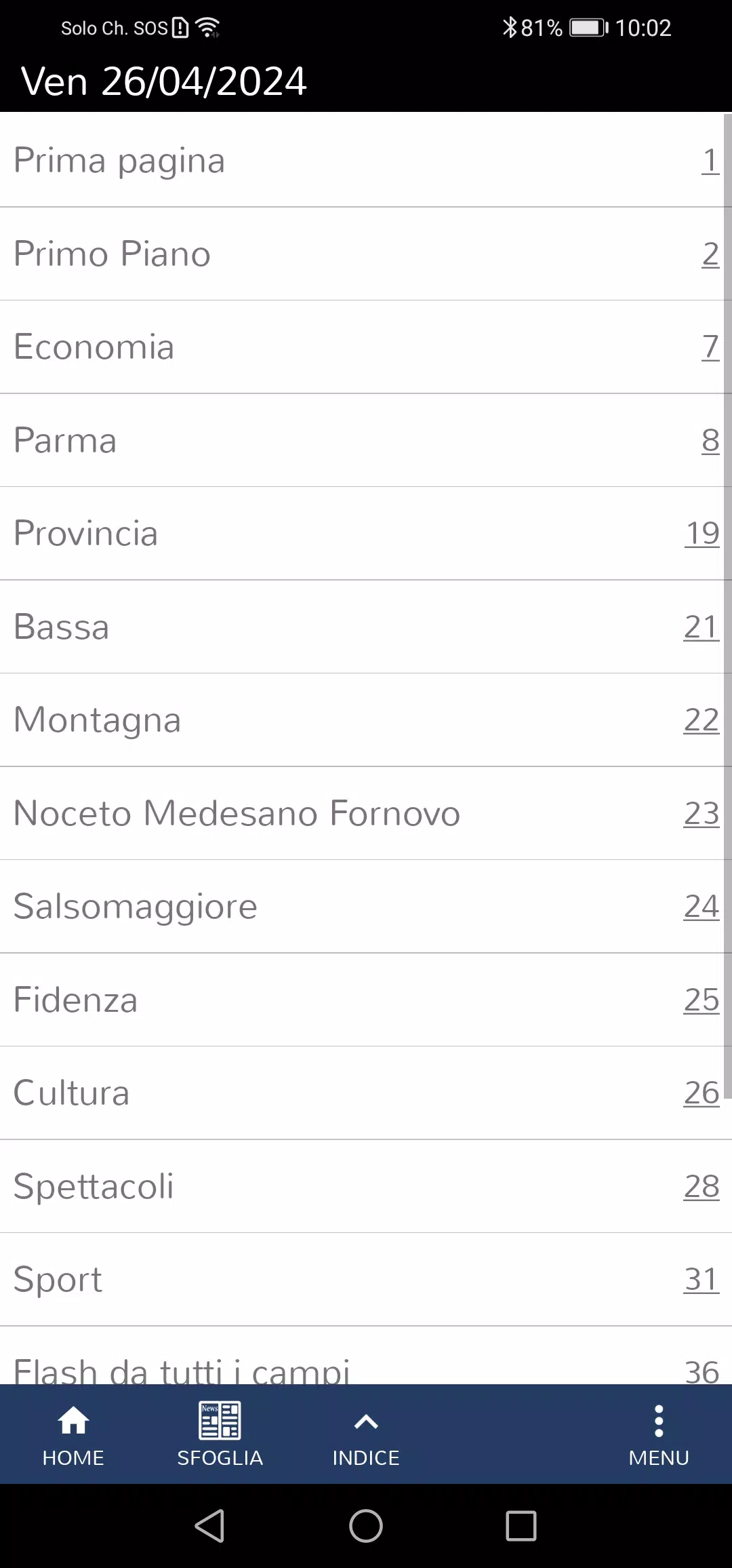 Gazzetta di Parma Screenshots