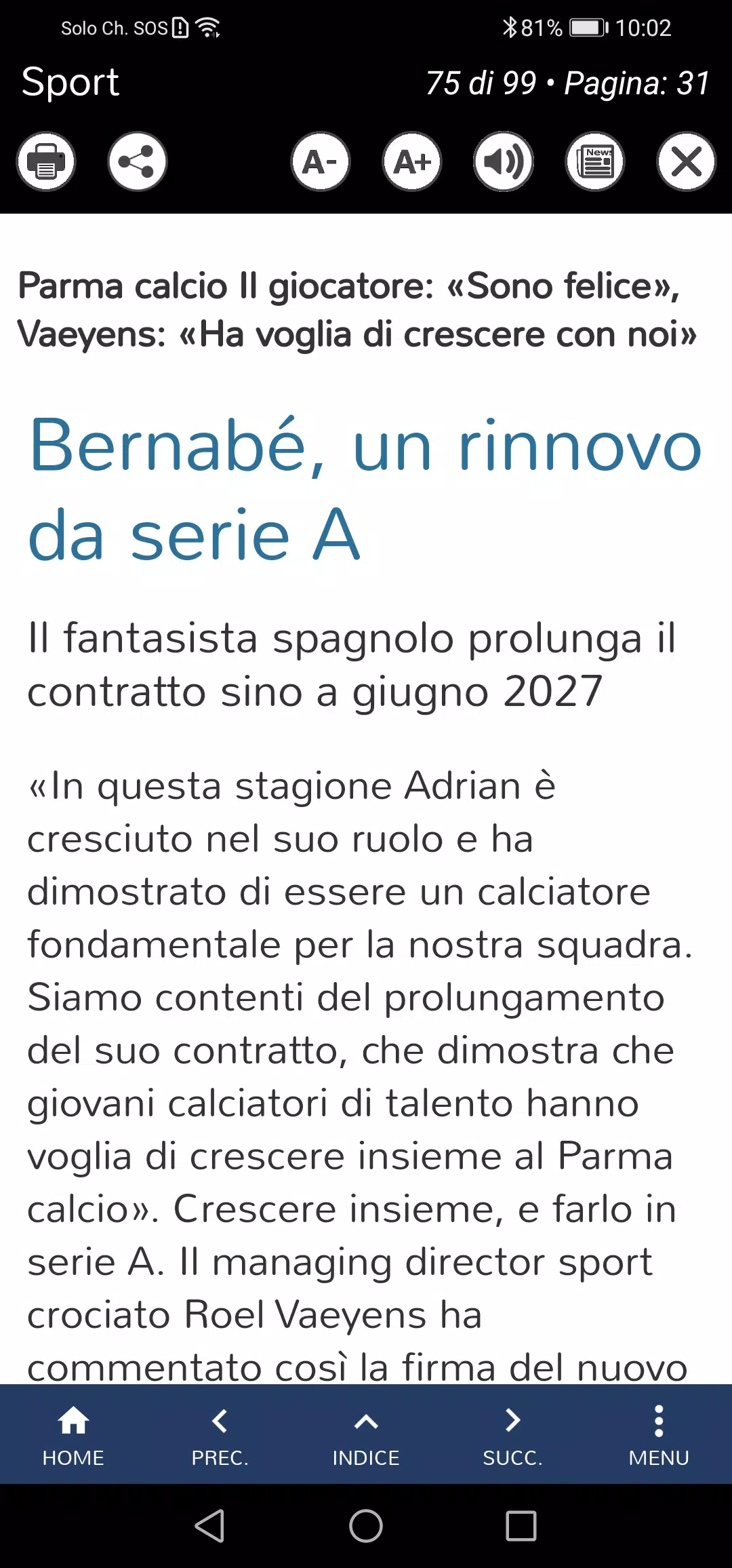 Gazzetta di Parma Screenshots