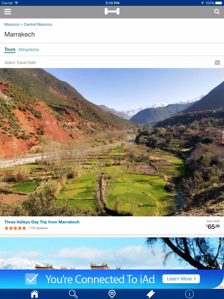Marrakech Hotels + Compare and Booking Hotel for Tonight with map and travel tour iPad Screenshots