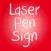 Laser Pen Signature