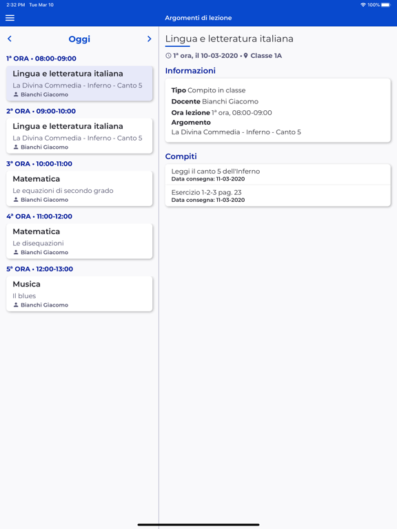 صور Nuvola - Tutore Studente iPad