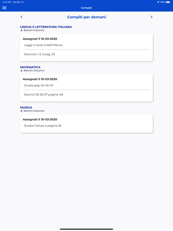 صور Nuvola - Tutore Studente iPad