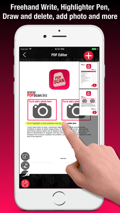 PDF Scanner Edit, Write & Sign Screenshots