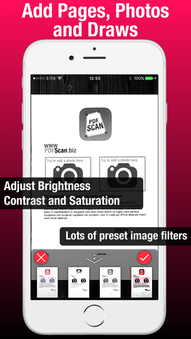 PDF Scanner Edit, Write & Sign Screenshots