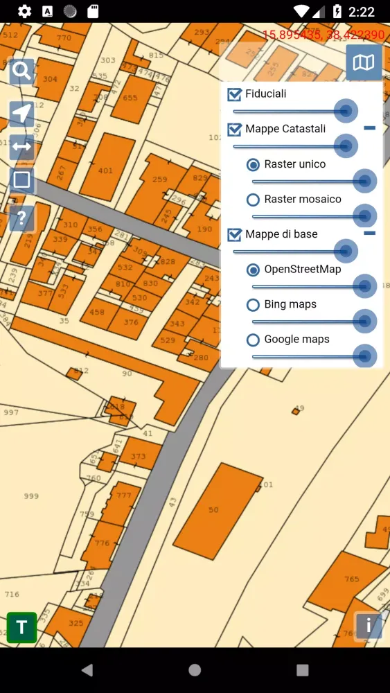 Mappe catasto e ziopino Screenshots