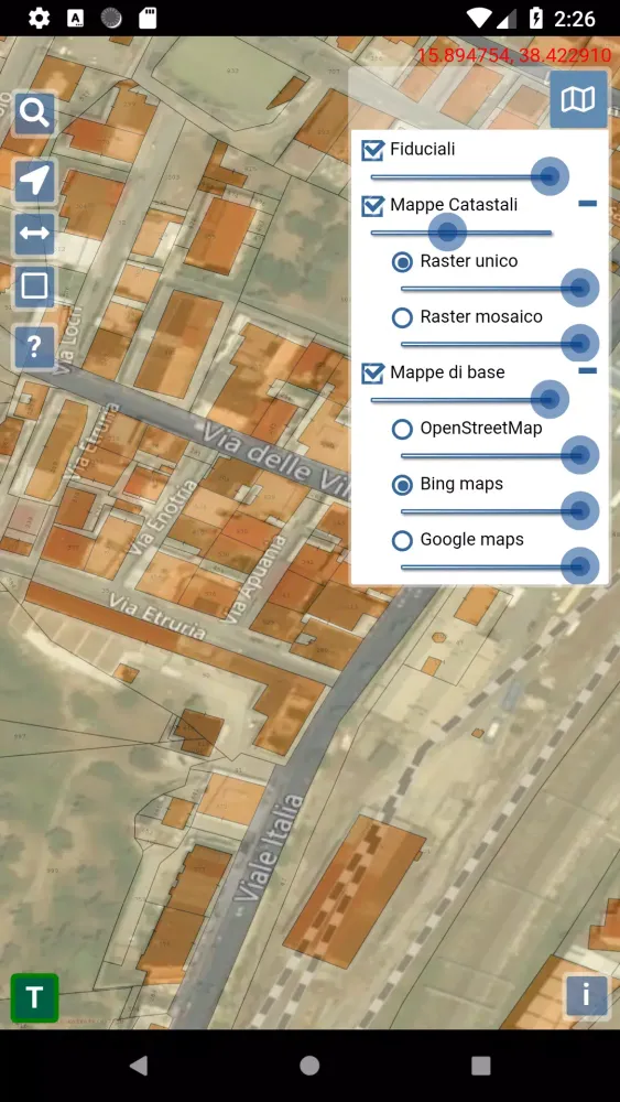 Mappe catasto e ziopino Screenshots