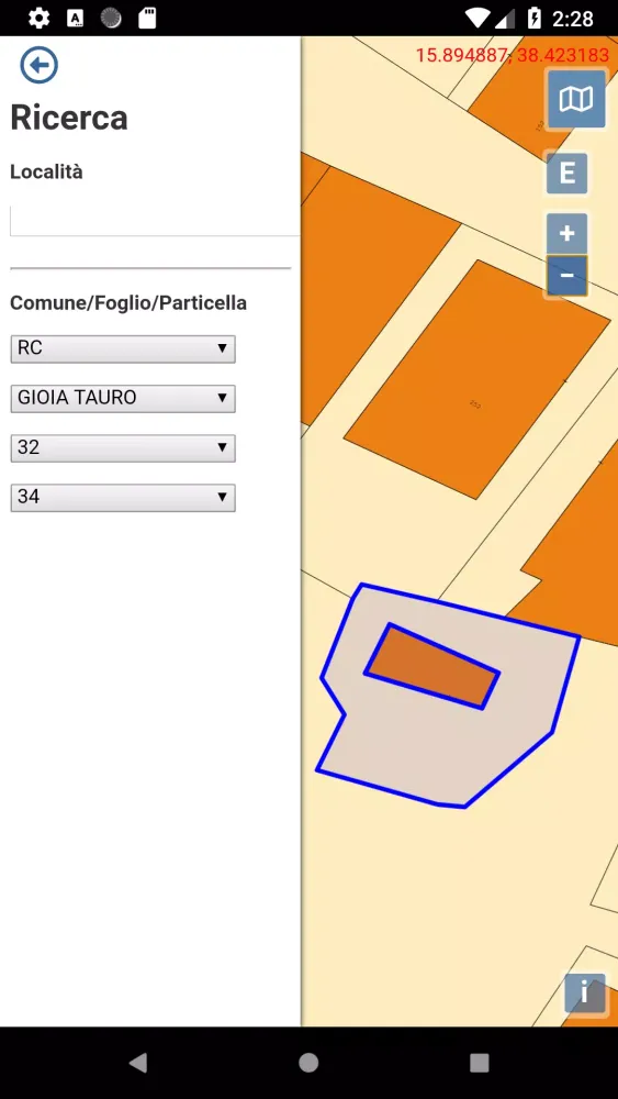 Mappe catasto e ziopino Screenshots