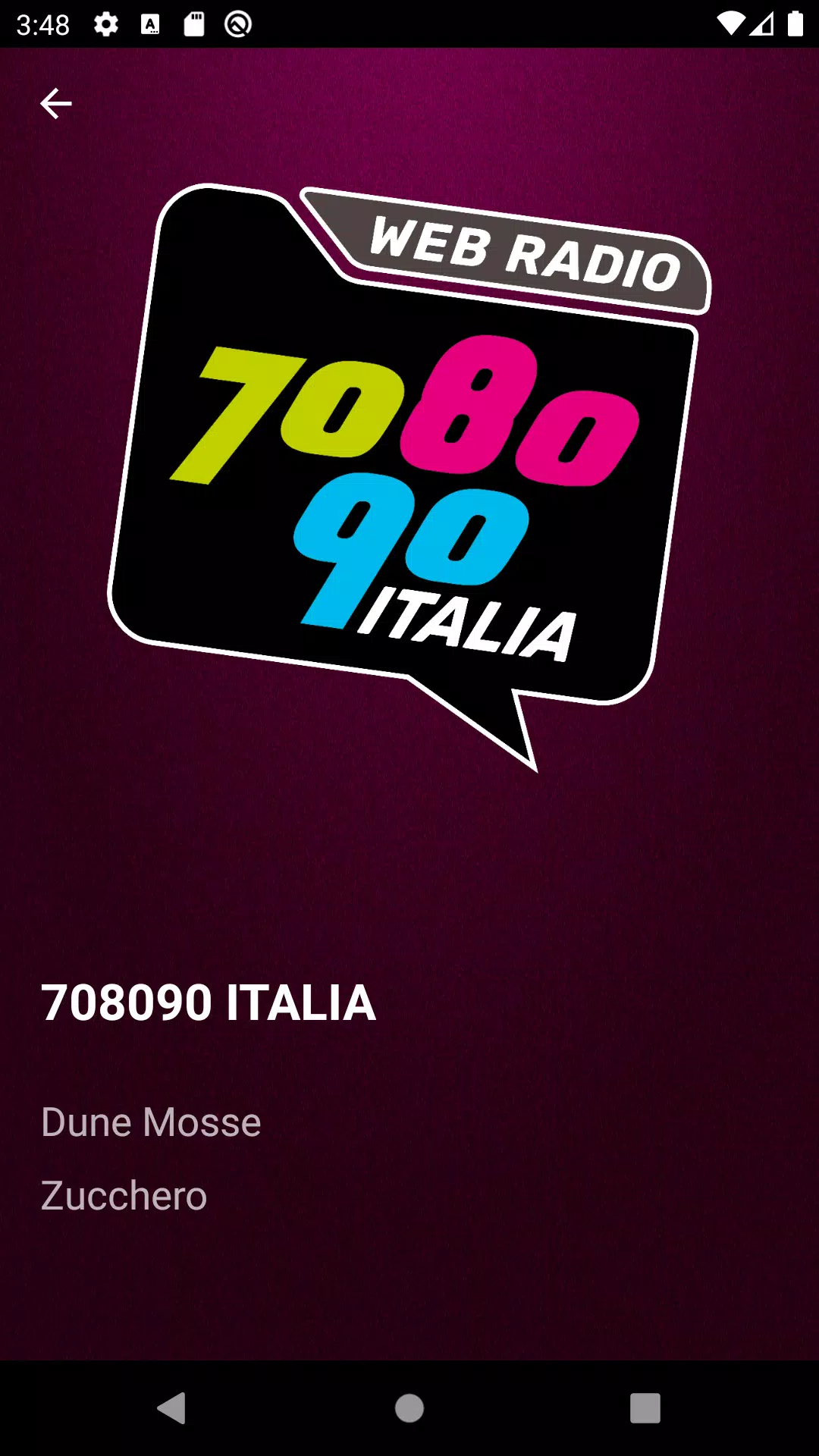 Radio Linea, Skyline, 70 80 90 Screenshots