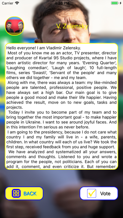 Elections 2019: Second round Screenshots