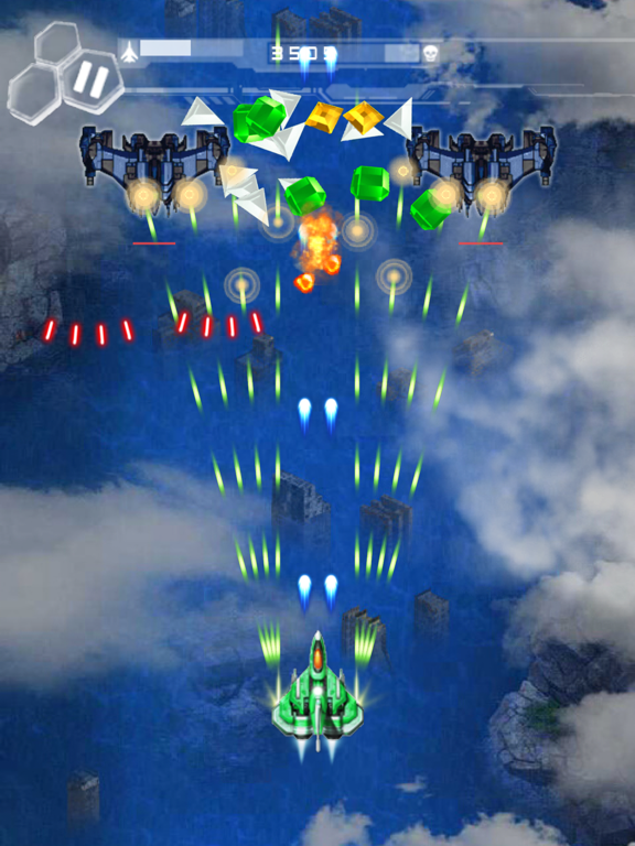 Ảnh chụp màn hình của Aircraft Fighter - Striker Atk iPad 