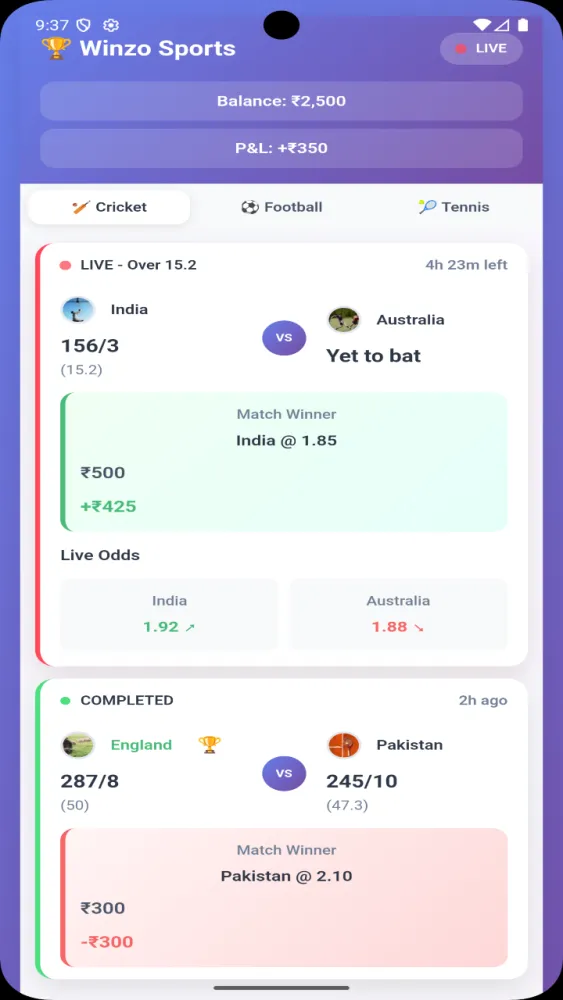 Winzo Screenshots