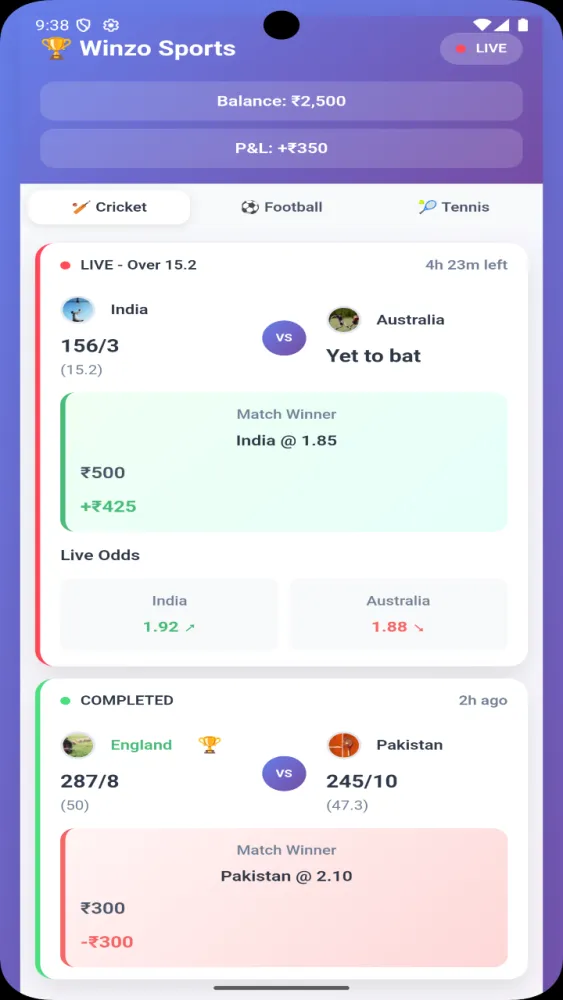 Winzo Screenshots