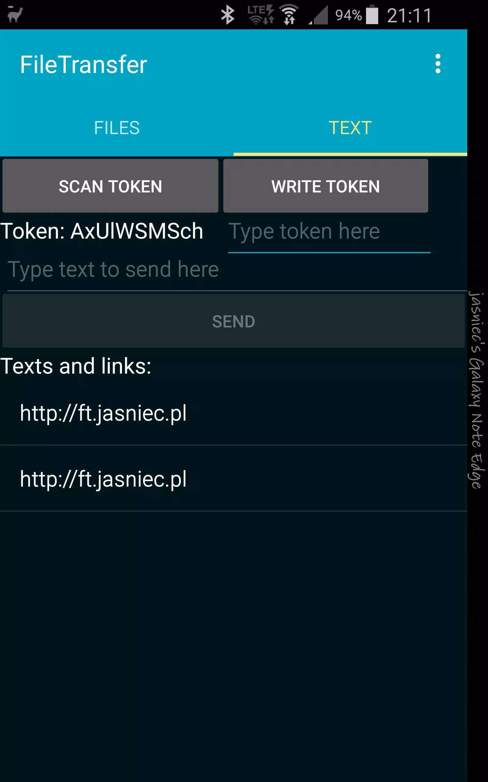 File Transfer Screenshots
