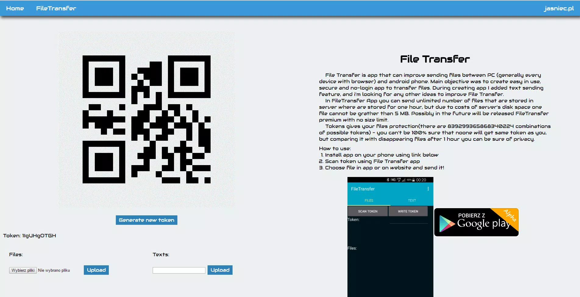 File Transfer Screenshots