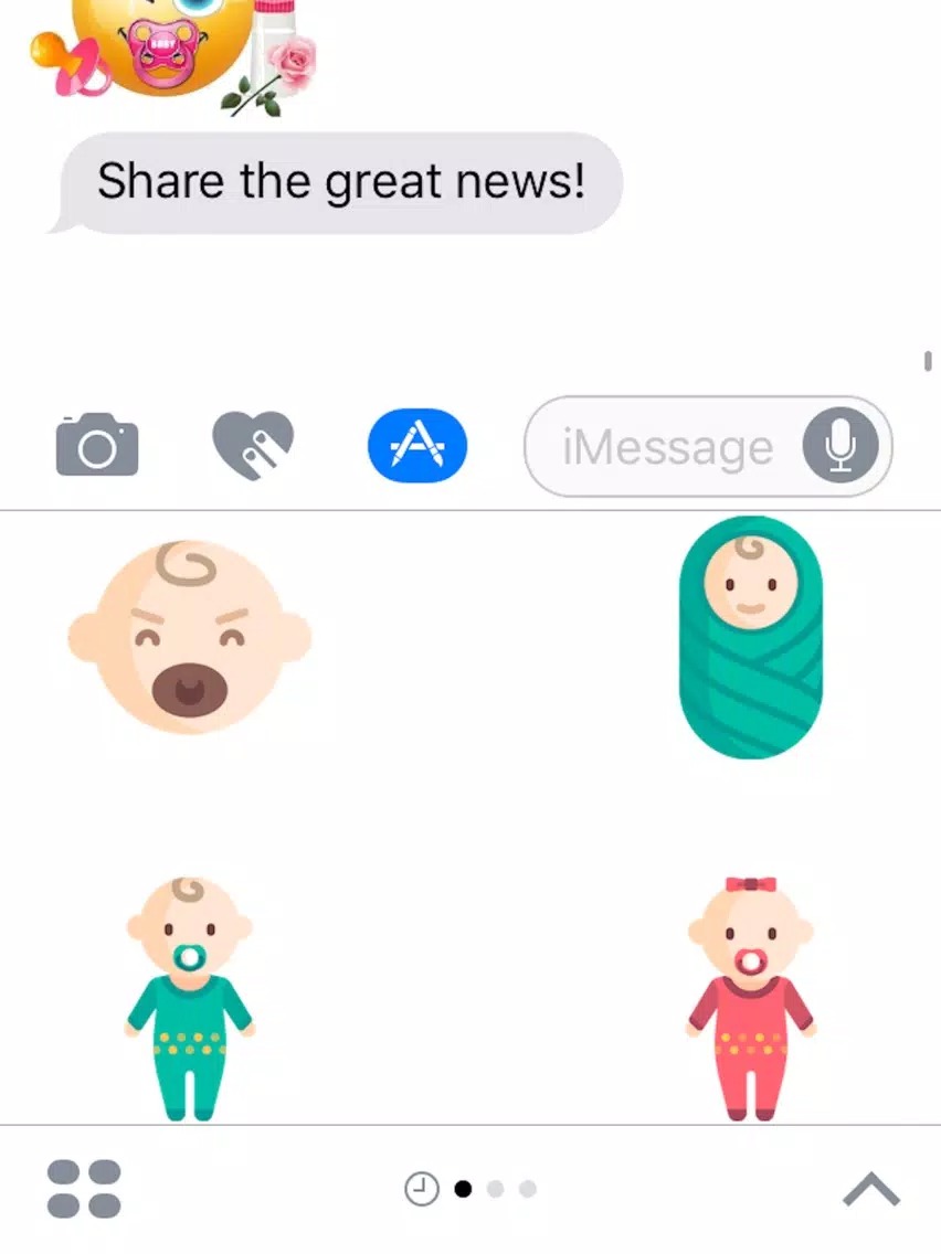 Baby Emojis iPad Screenshots