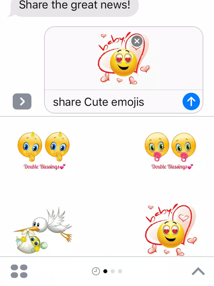 Baby Emojis iPad Screenshots