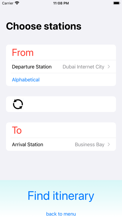 Dubai Metro - app Screenshots