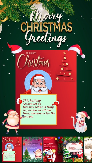Christmas Frames Greeting Card Screenshots