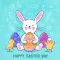 Easter Greeting Card Wallpaper