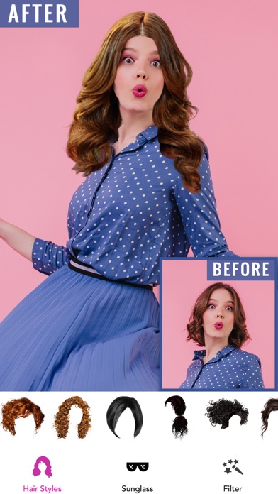 Hair Changer style Makeover Ap Screenshots