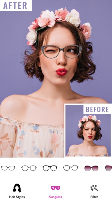 Hair Changer style Makeover Ap Screenshots