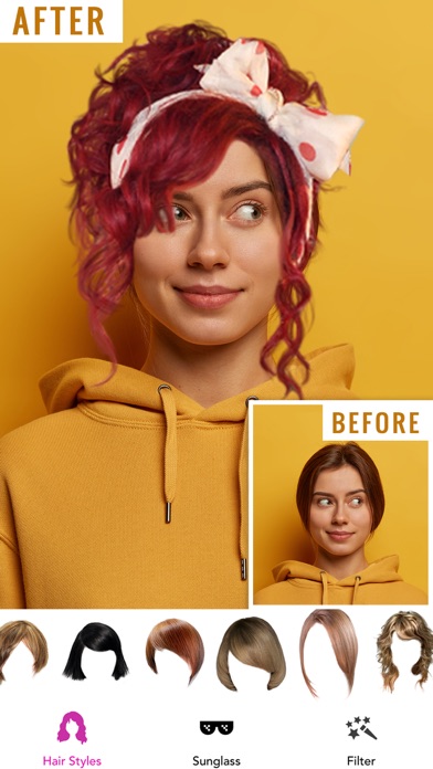 Hair Changer style Makeover Ap Screenshots