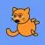 Kitten to eat fish-magic evolution kitty cat