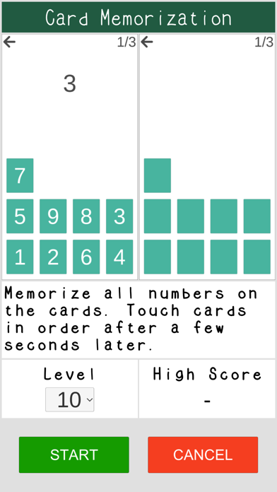 Daily Brain Training Screenshots