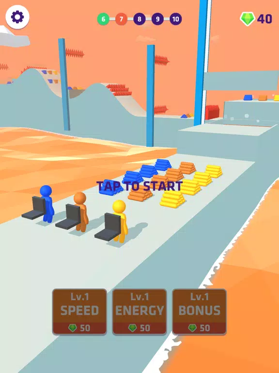 Jetpack Run Race iPad  Screenshots