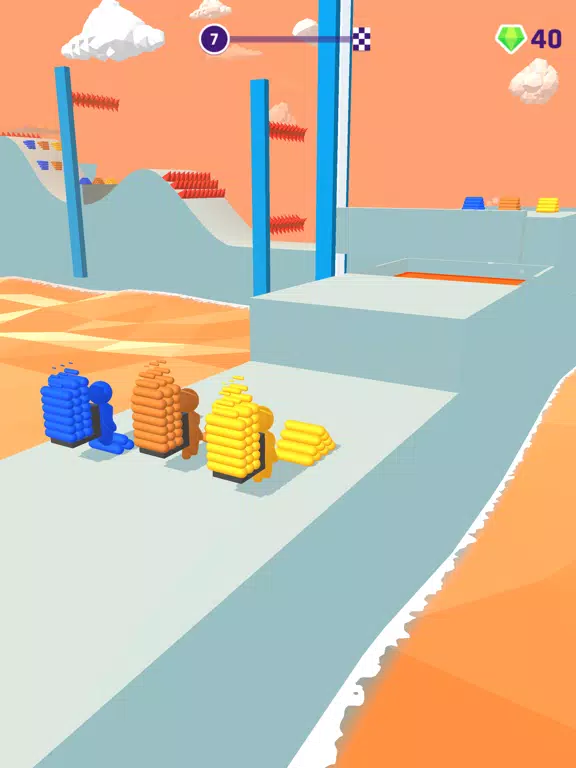 Jetpack Run Race iPad  Screenshots