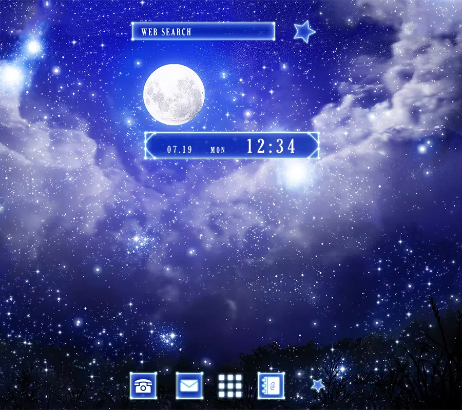 Blue Moon Theme Screenshots