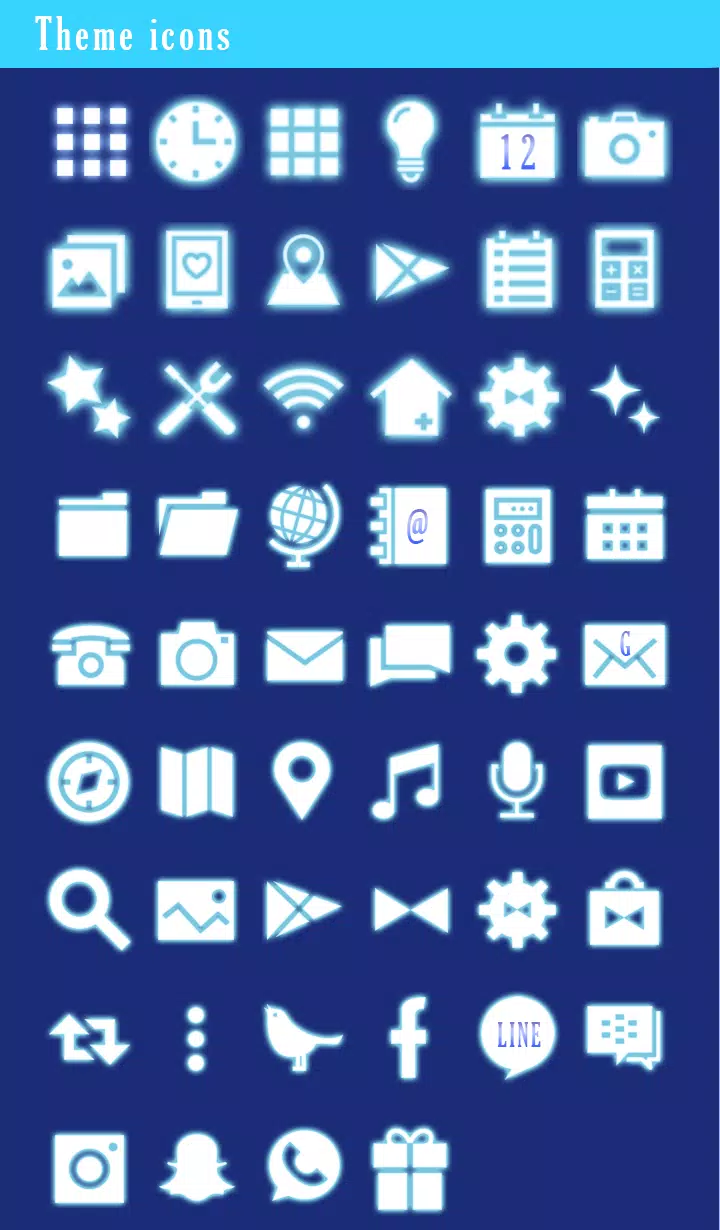 Blue Moon Theme Screenshots