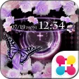 蝶と薔薇の壁紙きせかえ　Butterfly & Rose