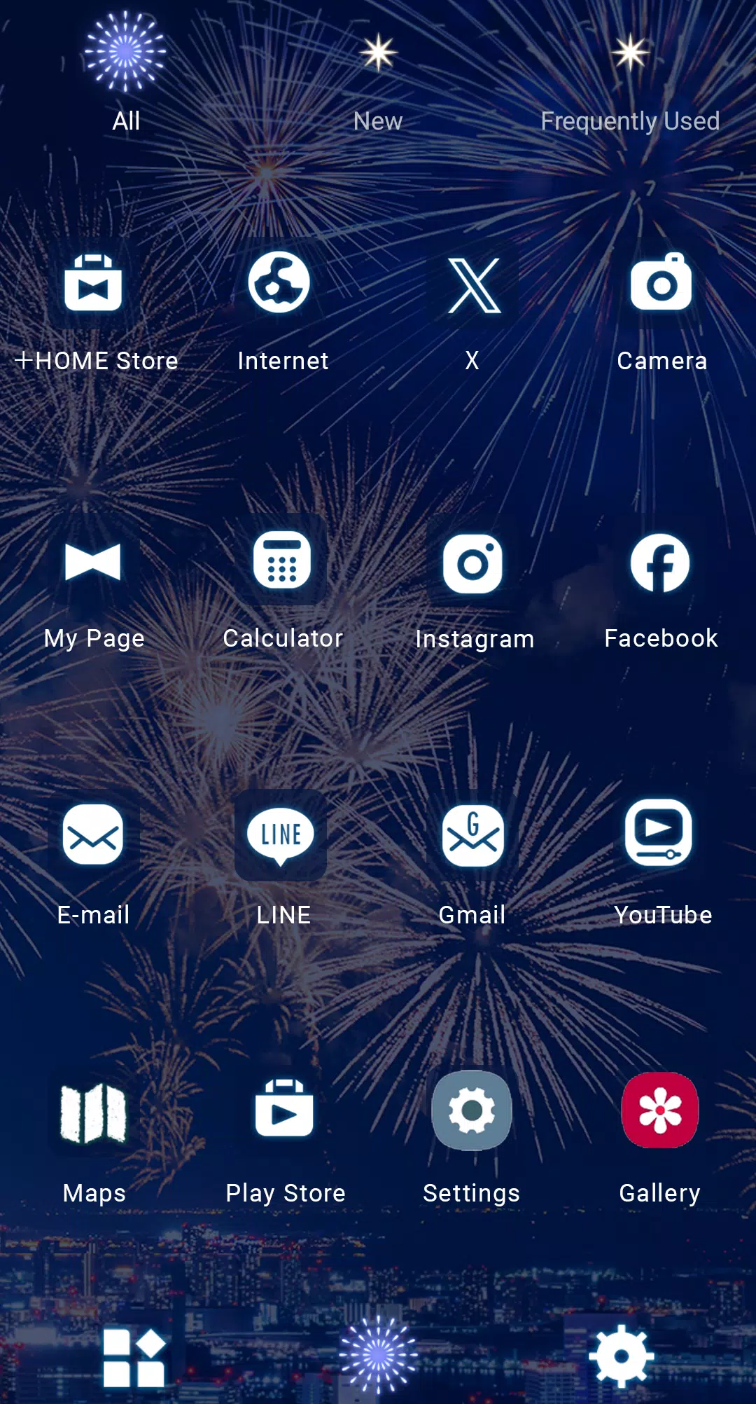 Firework Festival Theme +HOME Screenshots