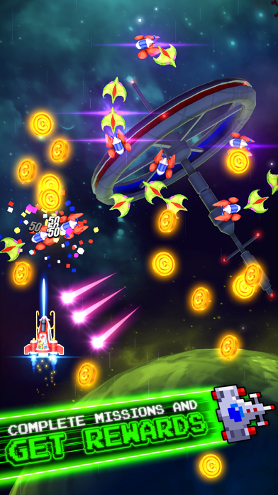 Galaga Wars+ سکرین شاٹس
