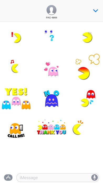 PAC-MAN Moving Stickers Screenshots