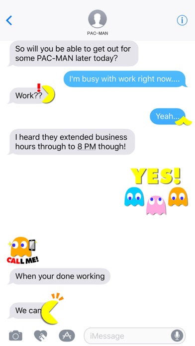 PAC-MAN Moving Stickers Screenshots