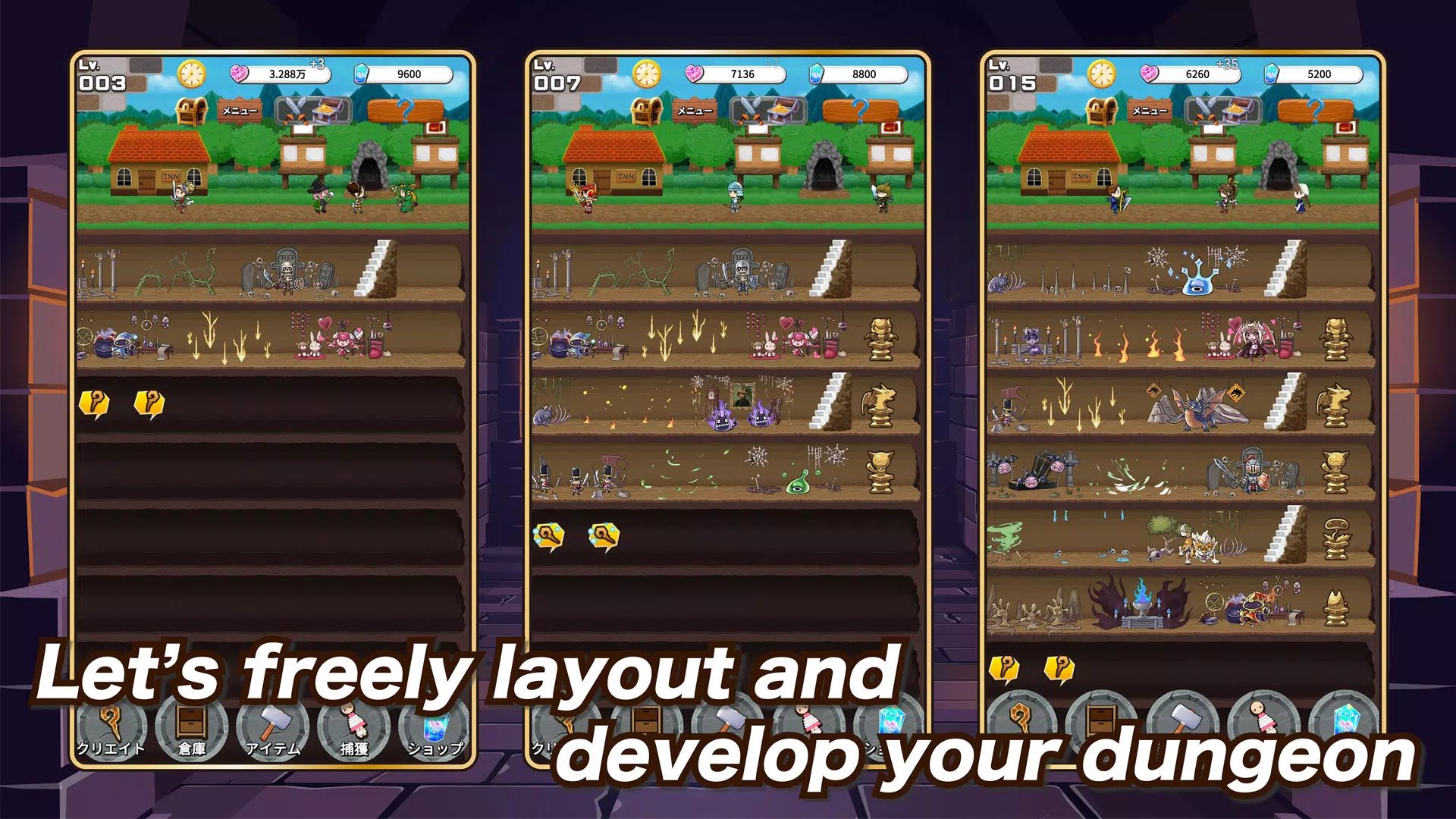 Captures d'écran de Pocket Dungeon 2 Dark Crystal
