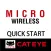 CatEye MICRO Wireless Quick Start